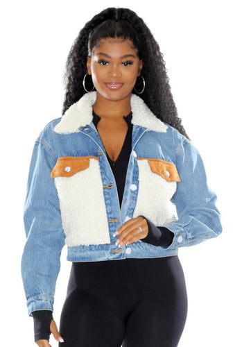 “Plush doll” denim Jacket