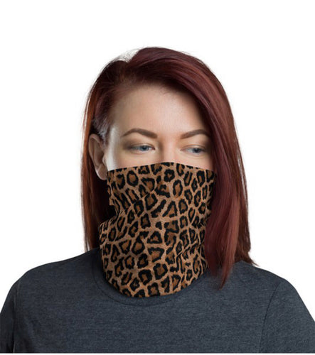 Leopard print Neck Gaiter