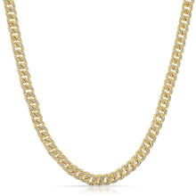 Load image into Gallery viewer, 6mm Miami Cuban CZ 18K gold dipped