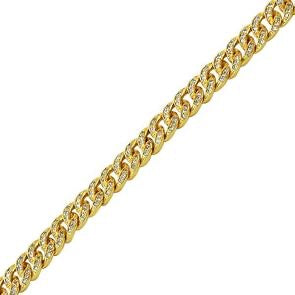 6mm Miami Cuban CZ 18K gold dipped
