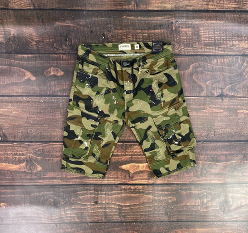 Camo splat shorts