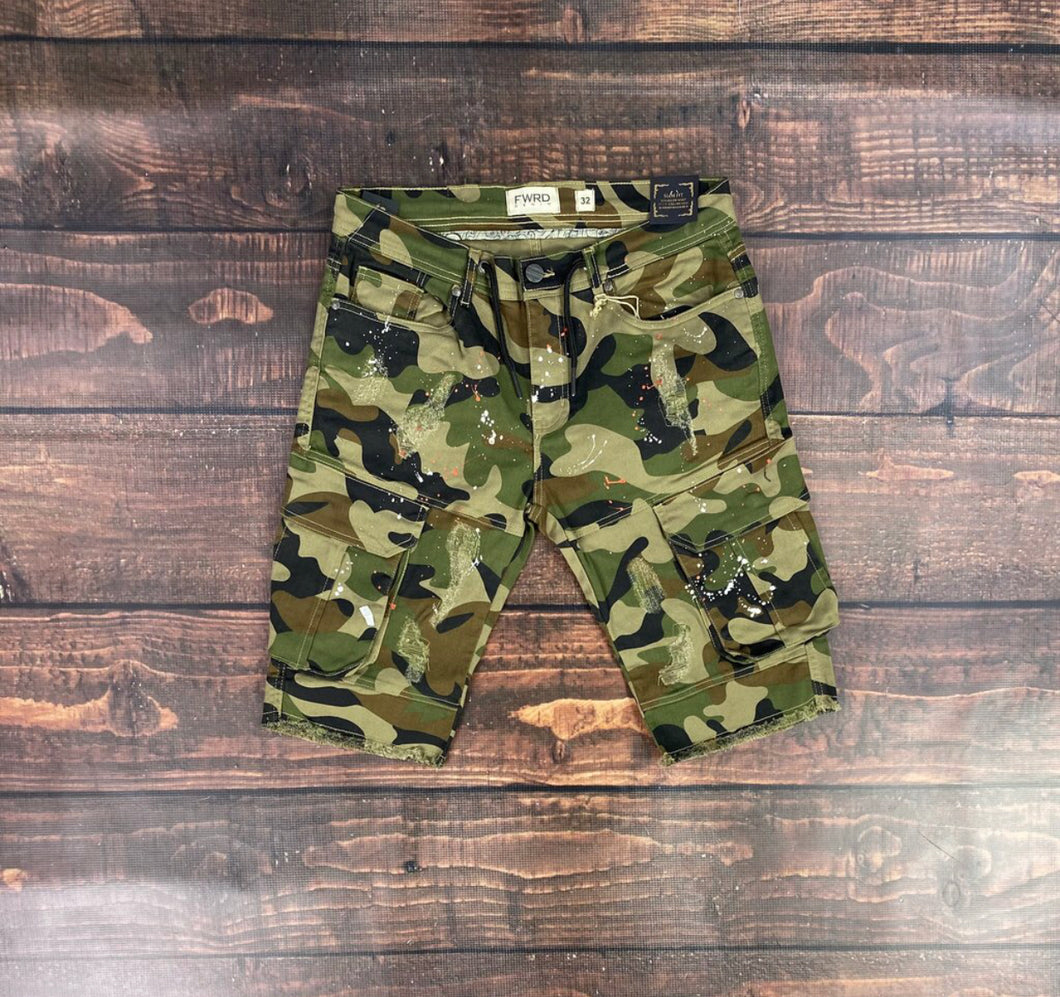 Camo splat shorts