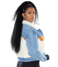 Load image into Gallery viewer, “Plush doll” denim Jacket
