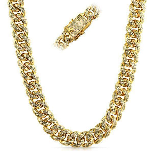 CZ Complete clasp Cuban Link