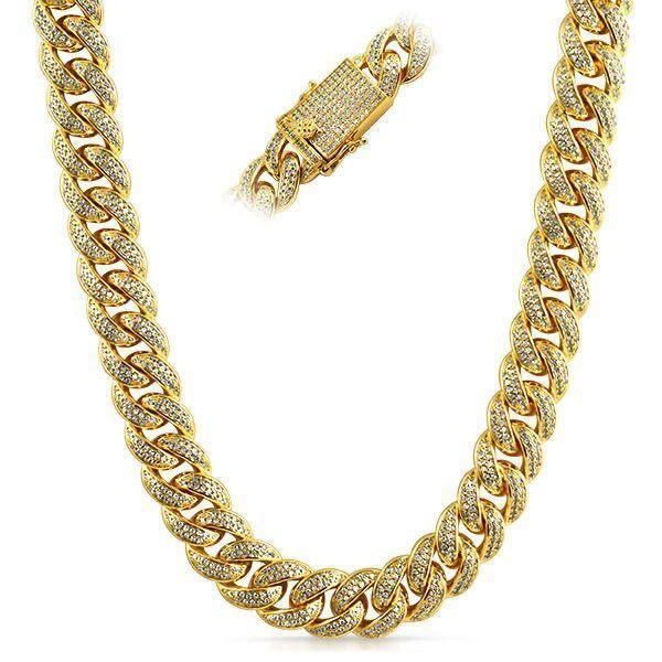 CZ Complete clasp Cuban Link